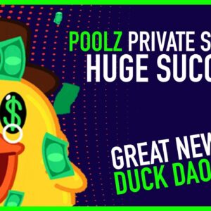 POOLZ COMPLETED $1 MILLION PRIVATE SALE WITH DUCK DAO DIME!!!