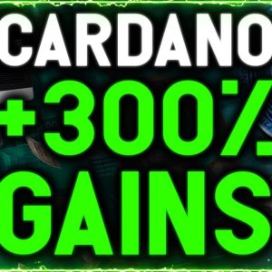 CARDANO PRINTING MOST IMPORTANT PATTERN TO SEND IT SKYROCKETING TO 300% GAINS