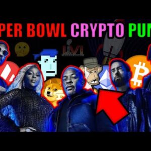 SUPER BOWL HALFTIME SHOW to PUMP CRYPTO MARKETS!? NFTS SELLS FOR 23 MILLION!
