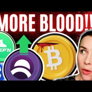 MORE BLOODBATH for Bitcoin & Crypto?? ApeCoin Passes MANA | StepN Trending | Solana NFTs HEAT Up!!