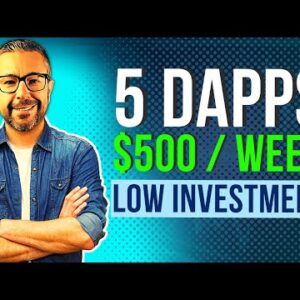 CREATE CRYPTO PASSIVE INCOME with THESE 5 dAPPs