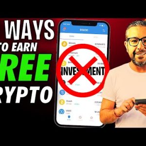 EASY WAYS to EARN FREE CRYPTO with NO INVESTMENT!