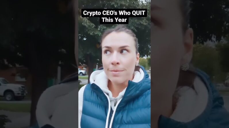 5 Crypto CEOs That Quit in 2022 #shorts