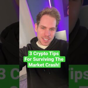 3 Crypto Tips For Surviving the Market Crash! #shorts