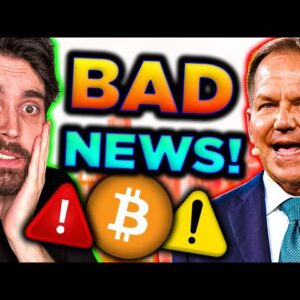 LARGE WHALES are SELLING BITCOIN!! ðŸ�³ (This could be really bad)
