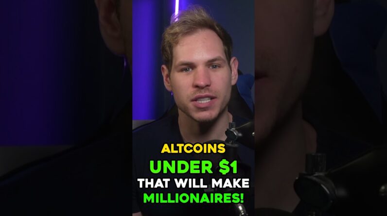 Altcoins Under $1 that will make Millionaires! #shorts