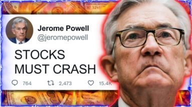 WARNING: JEROME POWELL MUST CRASH STOCK MARKET!! Opportunity of a lifetime for Bitcoin and Crypto?