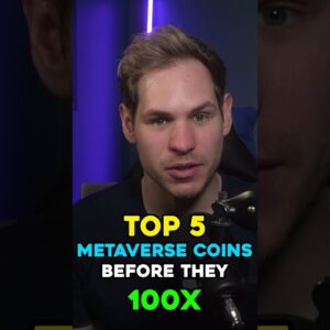 Top 5 Metaverse Coins Post Apple AR/VR Launch! #shorts