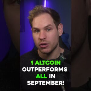 This 1 Altcoin Outperformed ALL in September! #shorts