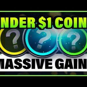 Top 3 Altcoins UNDER $1 FOR MASSIVE GAINS 🔥