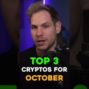 Top 3 Cryptos for October 2023! #shorts