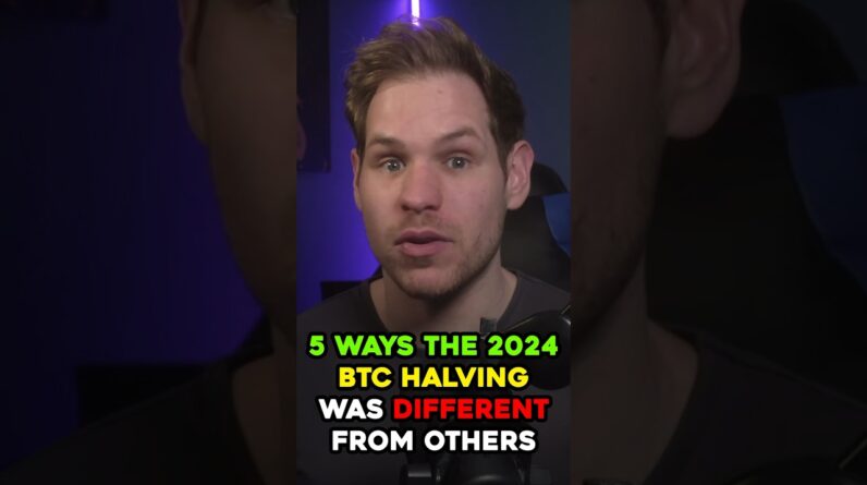 5 Ways the 2024 BTC Halving Was Different! #shorts